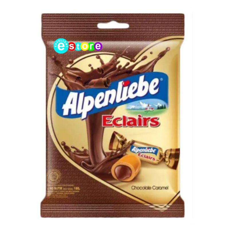 

ALPENLIEBE ECLAIRS CHOCO CARAMEL 144gr 40pcs AYES TOSERBA