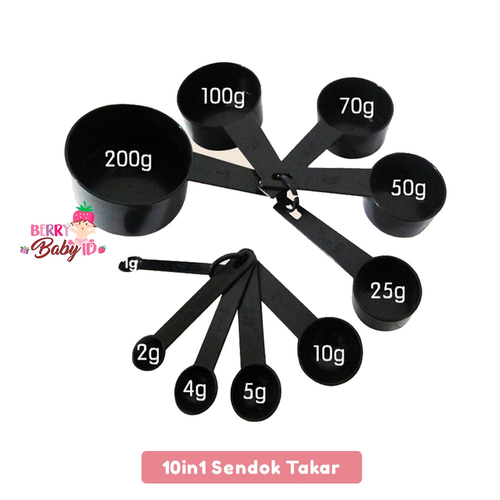 Berry Mart 10in1 Sendok Takar Measuring Spoon Cup Peralatan Masak JKN030 Berry Mart