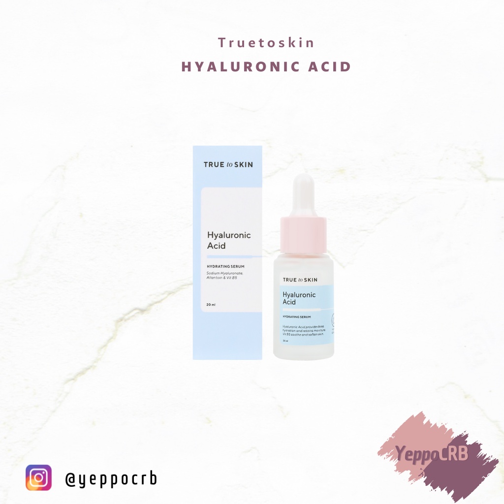 [Yeppocrb] (BUY 1 GET 1 MINI SERUM) True to Skin Hyaluronic Acid Hydrating Serum (Pure Mini HA, Vit 