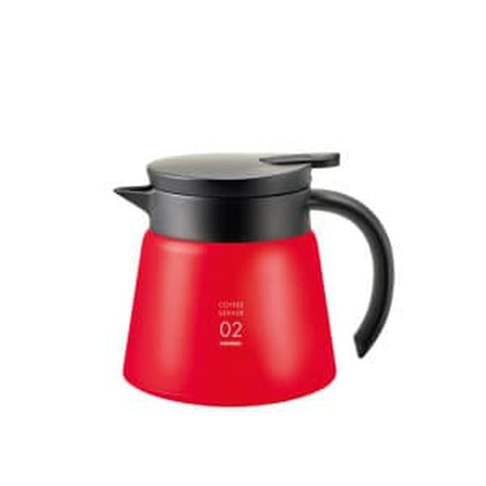 Hario V60 Insulated Stainless Steel Server 600 Red VHS-60R
