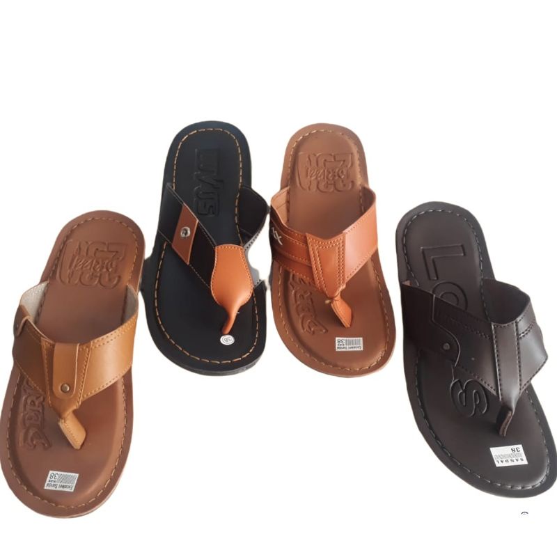 JB Sandal jepit Pria / Sandal kulit Casual / Sendal Santai Pria dewasa