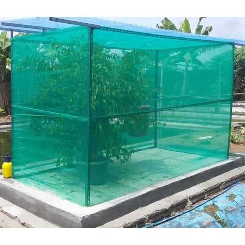 kandang lalat bsf 2x2x2 pengemasan cuma 1hari jaring bsf
