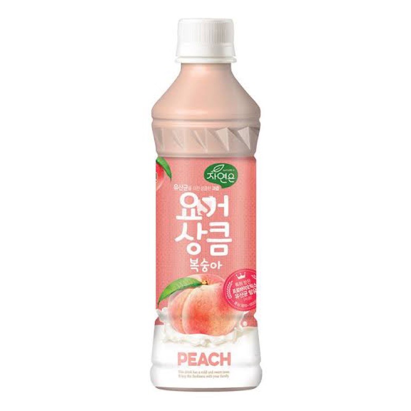 

Yogurt korea rasa peach - woongjin 340ml