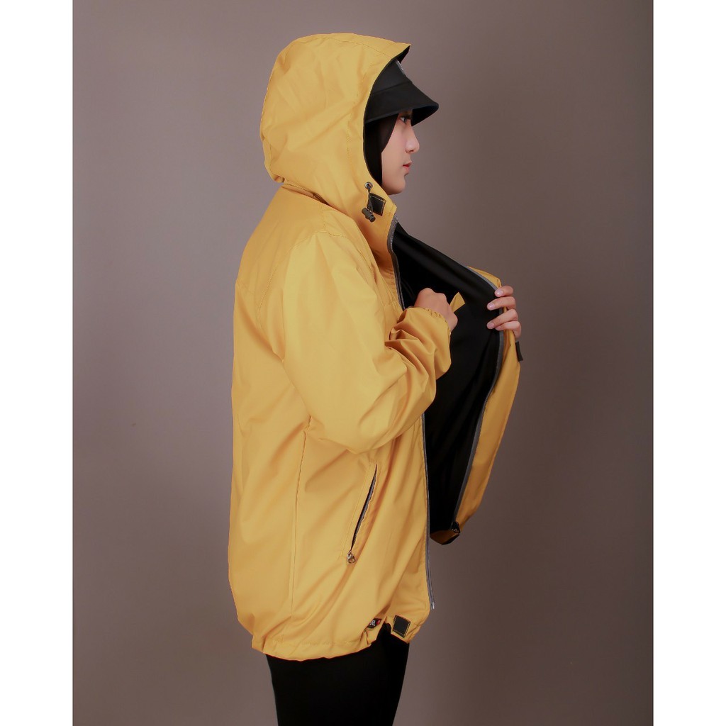 Jaket Parasut Pleasur Pria Wanita Jacket Outdoor Wwaterproof Original Ttwo Pocket The Bojiel