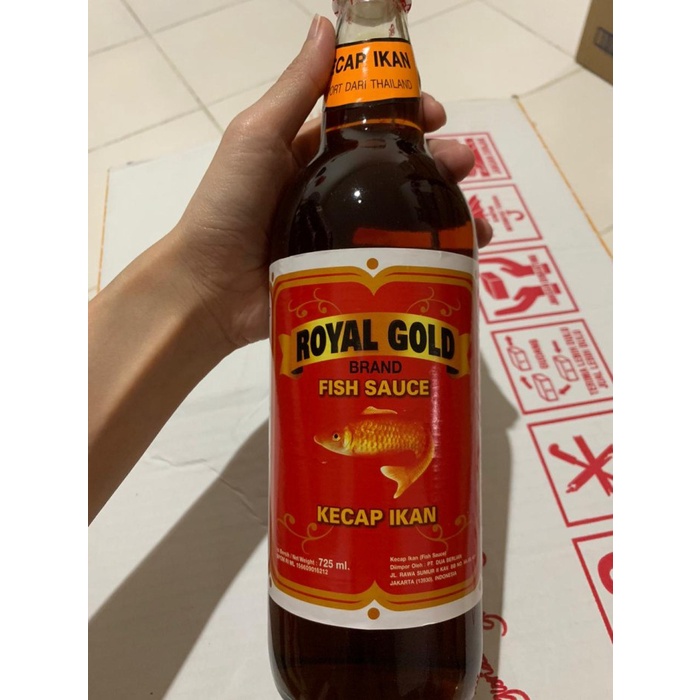 Kecap ikan Royal Gold Besar 725ml / Fish Sauce Royal Gold 725ml