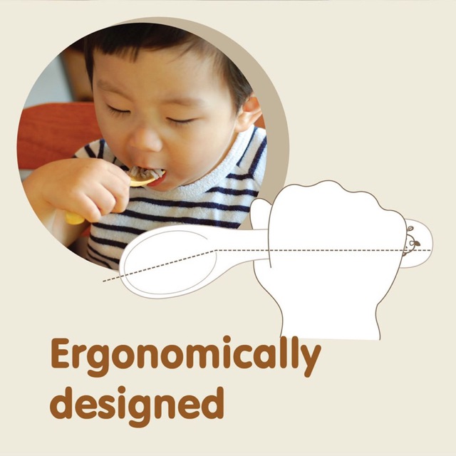 MOTHER’S CORN / Mothers Corn / Motherscorn Self Training Spoon and Fork Set (Sendok Garpu Anak Bayi