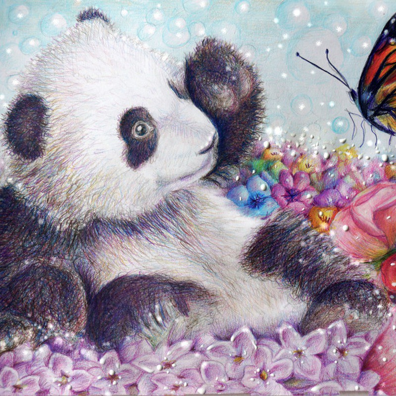 550 Gambar Hewan Panda Lukisan Gratis Terbaru