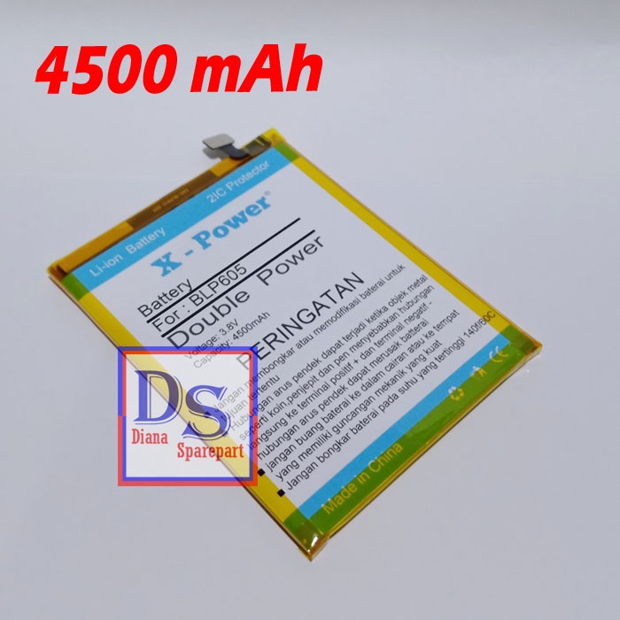 Baterai Oppo F1F F1 F BLP605 Batu Batre Battery Tanam Double Power