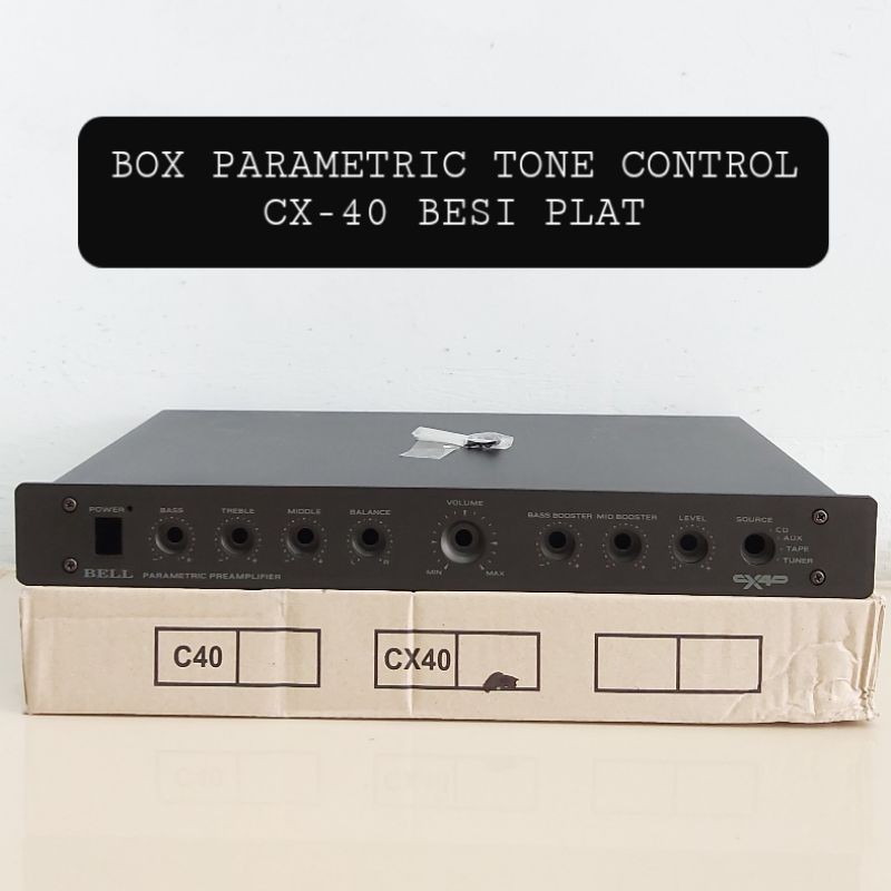 BOX PARAMETRIK TONE CONTROL CX-40 BELL BESI PLAT CX40