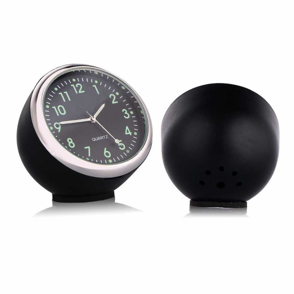 Dekorasi Mobil Jam Mini Quartz Clock Luminous - K01