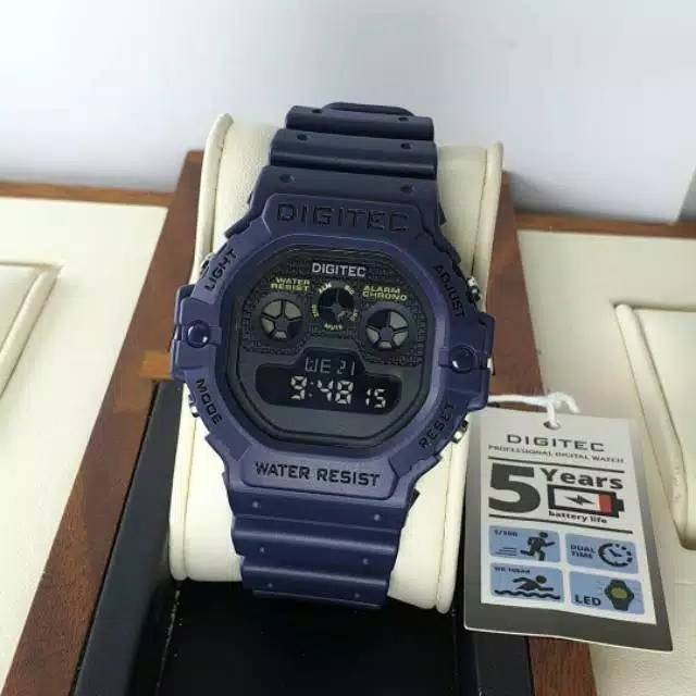 JAM TANGAN PRIA SPORTY KEREN DIGITEC 5090T ORIGINAL WATER RESIST