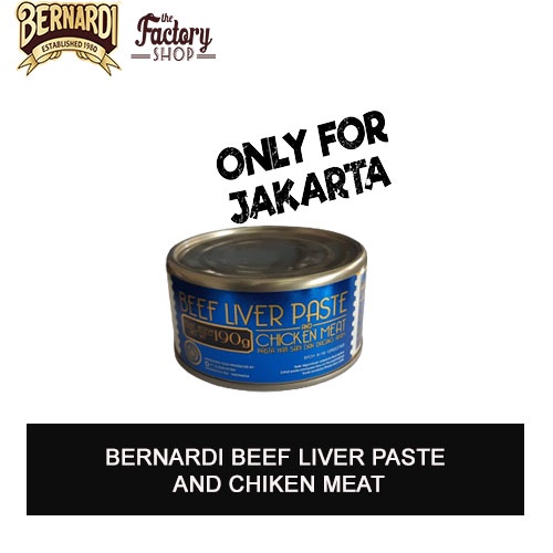 

[READY STOCK] BERNARDI BEEF LIVER PASTE and CHICKEN MEAT 190 GR