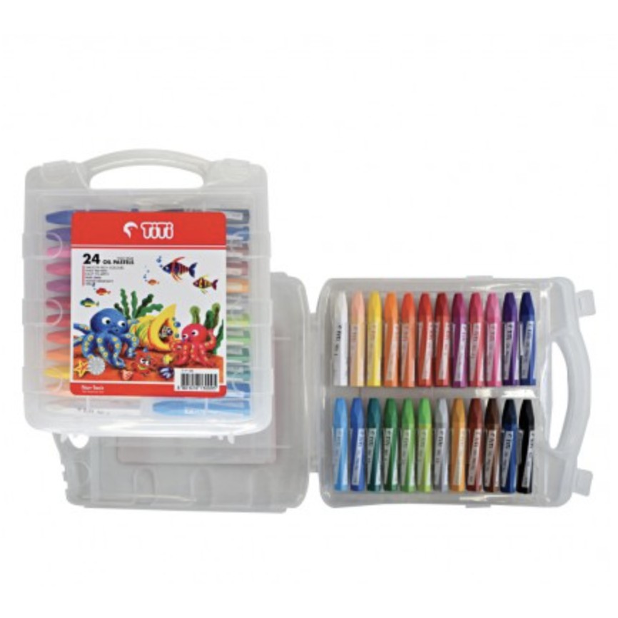 

OIL PASTEL TITI KRAYON MINYAK SET 24 WARNA CRAYON ANAK TIDAK BERACUN TI-P-24S GROSIR LUSIN ECER