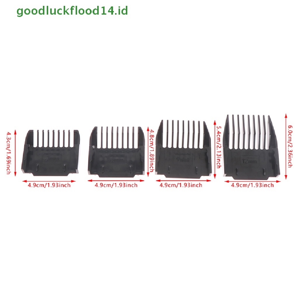 (GOOGFOUR) 4pcs / Set Sisir Panduan Untuk Aksesoris Clipper / Clipper Elektrik