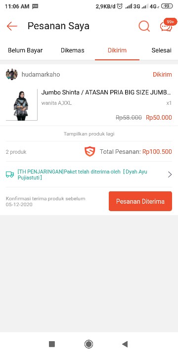 Jumbo Shinta / Atasan Wanita Big Size Jumbo Xl Ld 110cm / Atasan Batik Wanita