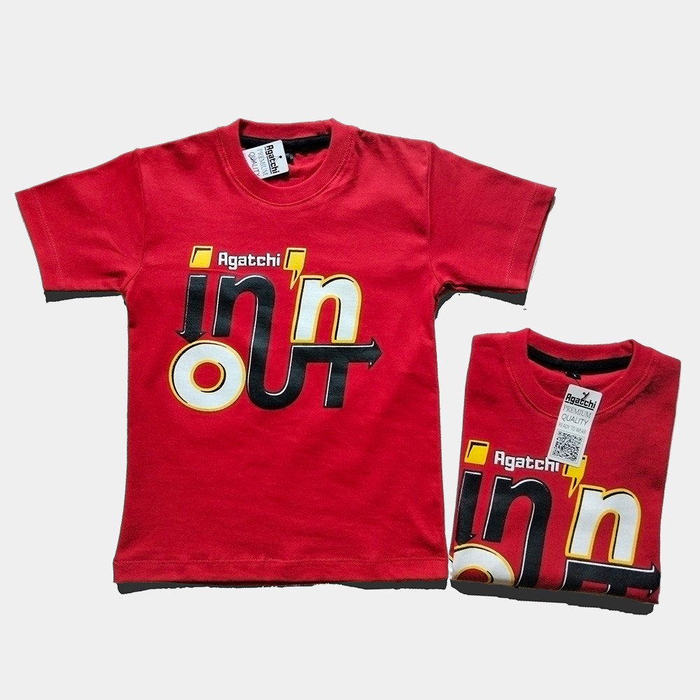 Kaos Anak / Baju Anak Distro Agatchi - In n Out