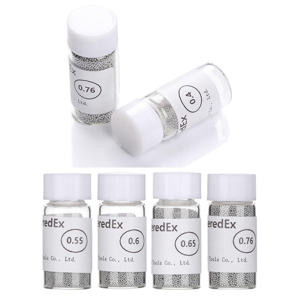 WONDER 25000pcs/botol Reballing Balls 25000pcs Flux Las Bahan Timah Bertimbal Untuk ICchip