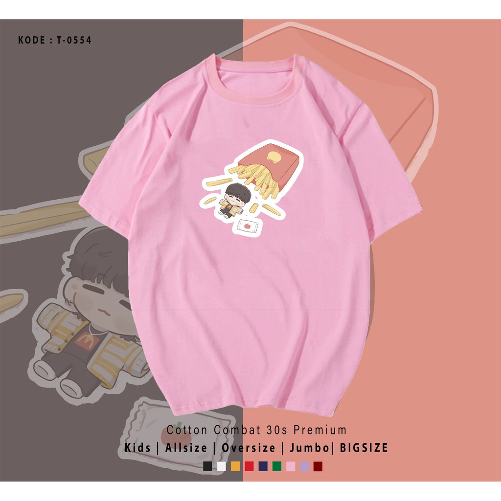 KAOS . T-SHIRT KPOP KOREA / SUGA / BTS KENTANG / RESELLER VERY WELCOME