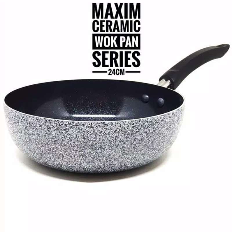 Wajan / Teflon cramic Maxim Neostone Deep Wok 24 cm ORI PROMO