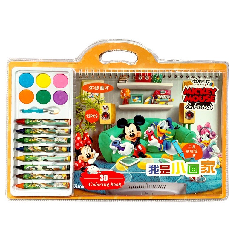 

Buku Mewarnai Anak / Buku gambar Crayon Set Mewarnai Disney Premium - Coloring book