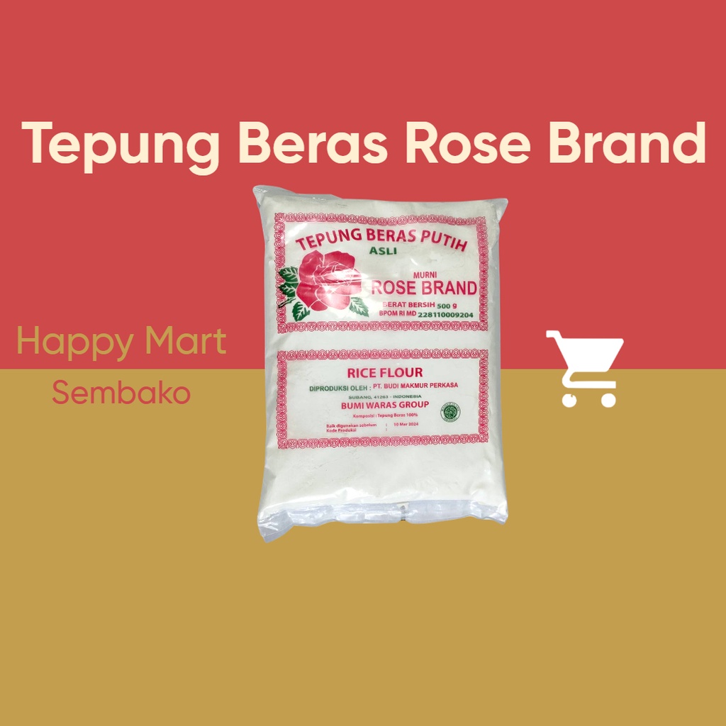 

TEPUNG BERAS ROSE BRAND 500 GRAM