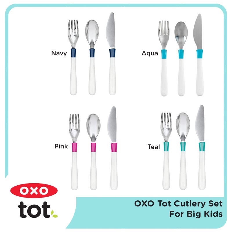 OXO Tot Cutlery Set Kids / Set Sendok Makan Anak