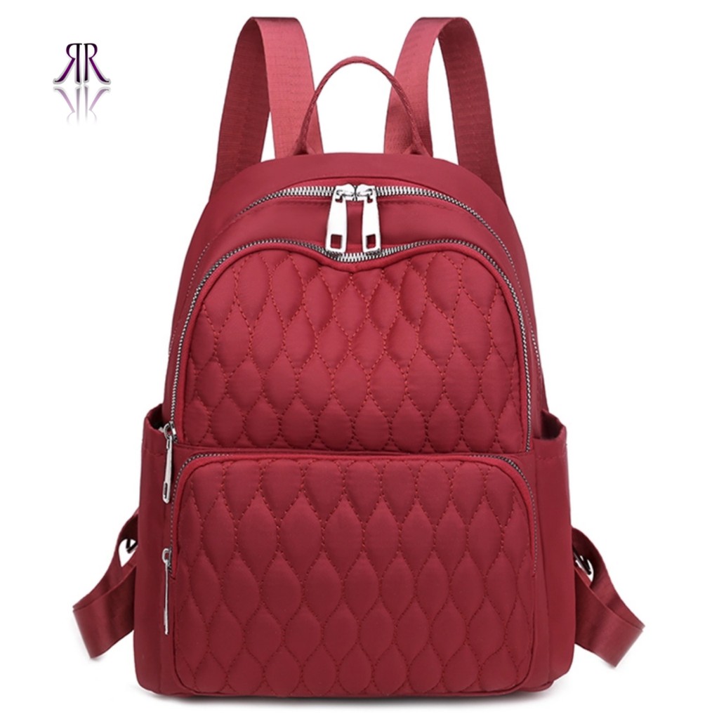 Tas Ransel Wanita Hot Sale Anti-Theft Ransel Desainer Tas Ransel Wanita Berkualitas Nilon Glossy