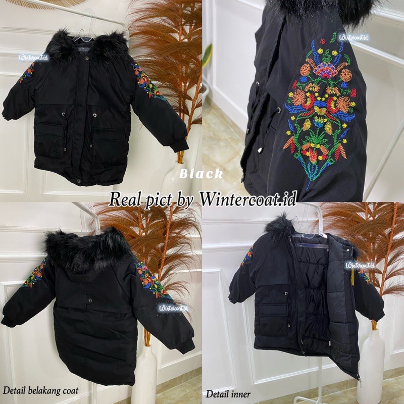 Winter coat girls kids jacket jaket musim dingin anak perempuan cewek import Felice hangat tebal