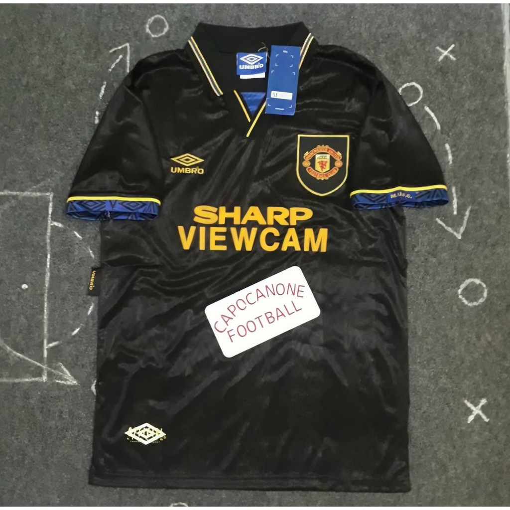 Jersey Bola Retro MU Away 1994 High Quality