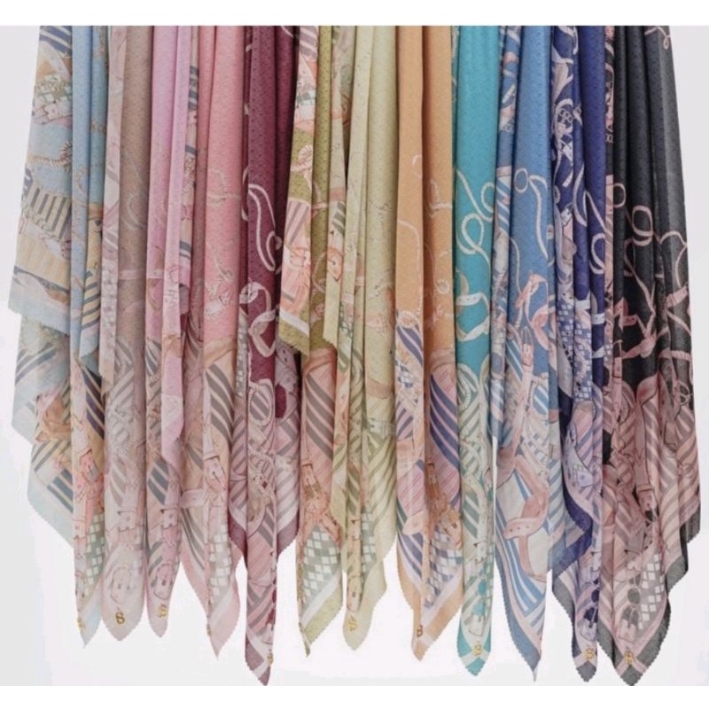 Buttonscarves Chain 2 La Bella Voile Square & Prayer Robe Chain 2 La Bella