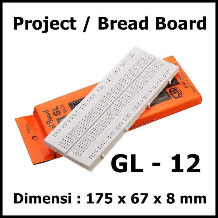 Project board GL-12 / Projek board / Electronic circuit / Breadboard