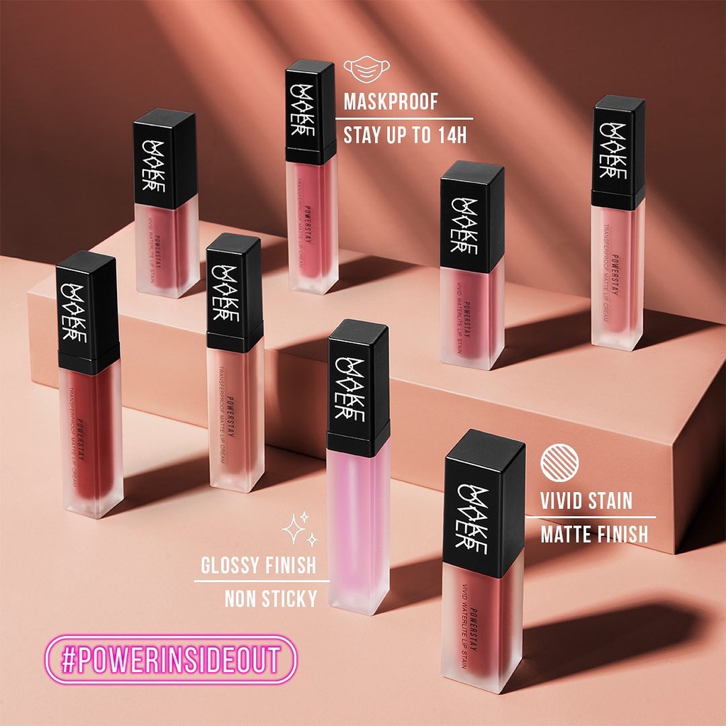 Make Over Powerstay Transferproof Matte Lip Cream | NUDE Edition Matte Lip Cream (Limited Nude Edition)