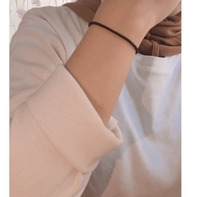 [HARGA PER-10 GELANG] GELANG HITAM//GELANG KARET//GELANG ANAK HITSS