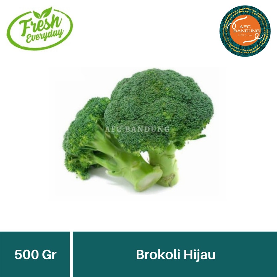 

Sayur Brokoli Hijau Segar Broccoli 500gr