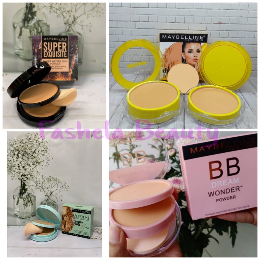 Bedak Maybelline Padat Basah 2in1 Super Exquisite Bedak Maybelline Superstag 7 Day Bedak Maybelline 