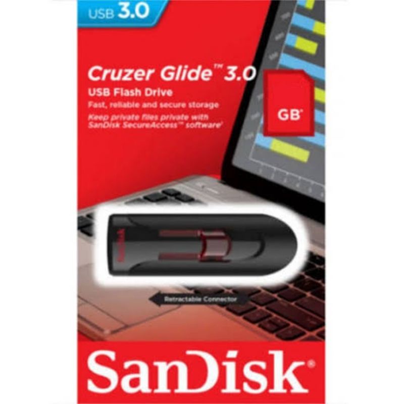 Flashdisk Sandisk Cruzer Glide 64 GB Original