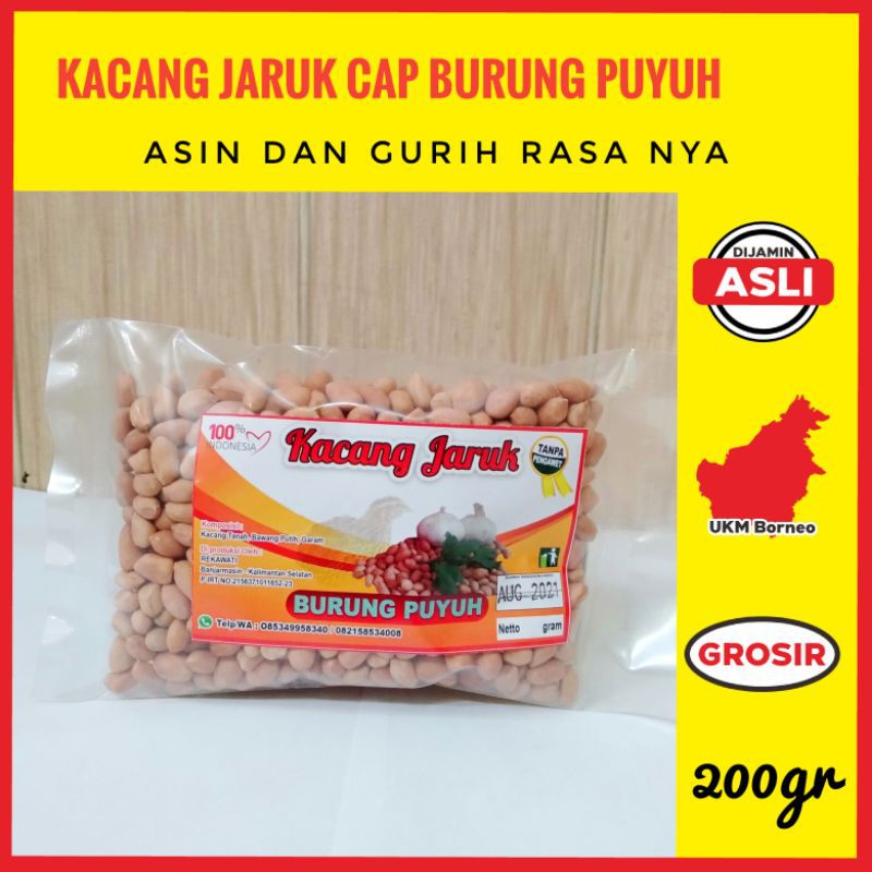 

Kacang Jaruk Asin Burung Puyuh Oleh Oleh Banjarmasin Kalimantan