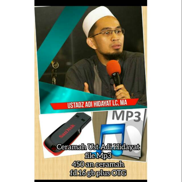 Flashdisk Kumpulan Ceramah Ustadz Adi Hidayat Mp3 Dan Video Shopee Indonesia