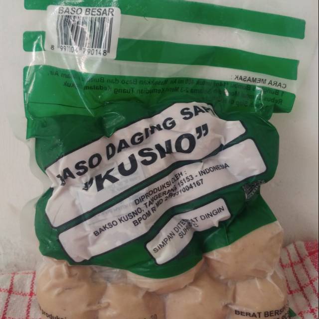 

Bakso Kusno Bakso Daging Sapi Halal 500 gram - Bakso Besar