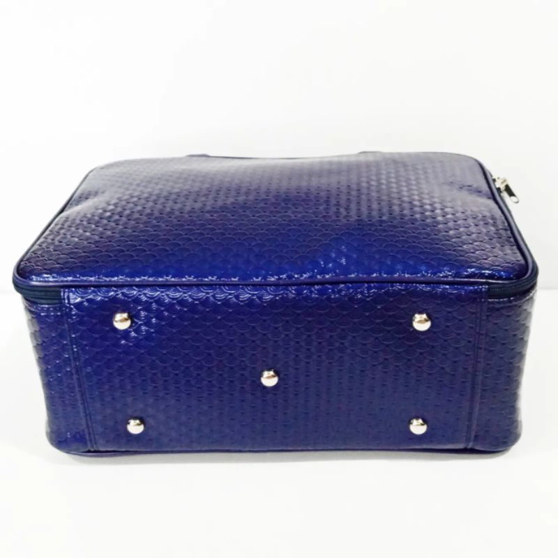 TRAVEL BAG PREMIUM TAS KOPER WANITA SHELL NAVY