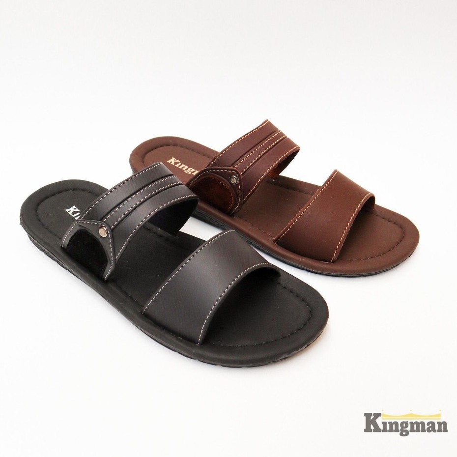Kingman Sandal Pria Logan Original Sandal Kulit Premium Kualitas Import – LG830