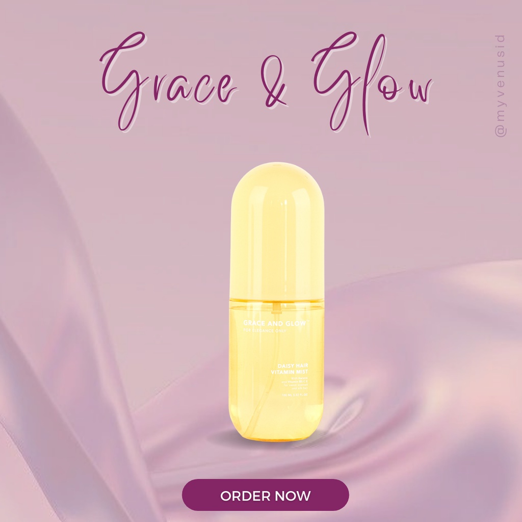 Grace and Glow Daisy Hair Mist Sweet Scent