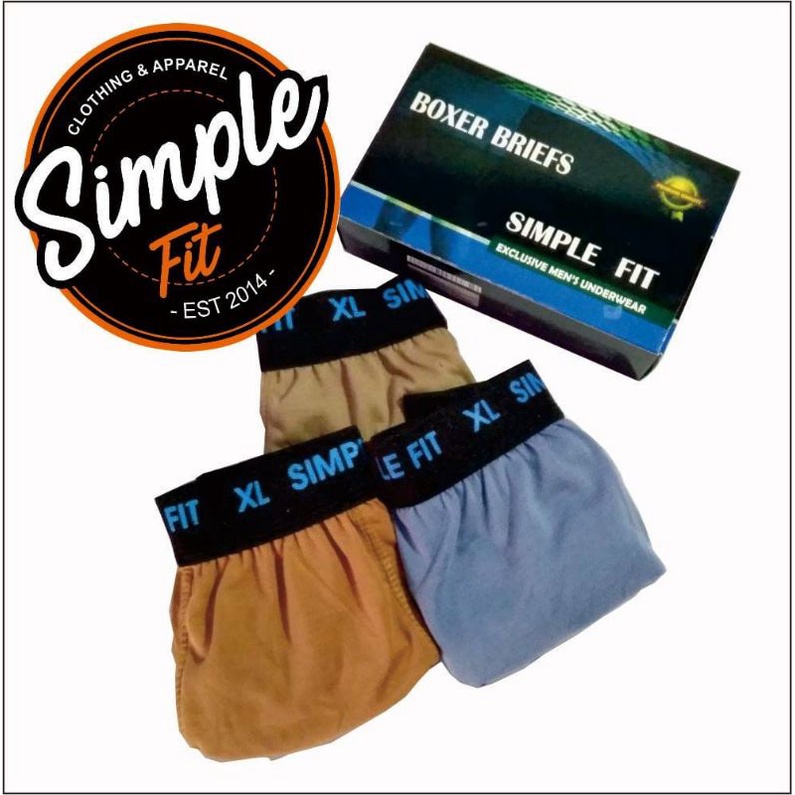 3 Pcs Sempak Dewasa Simple Fit , Sempak Pria Dewasa ,Cd Pria Dewasa
