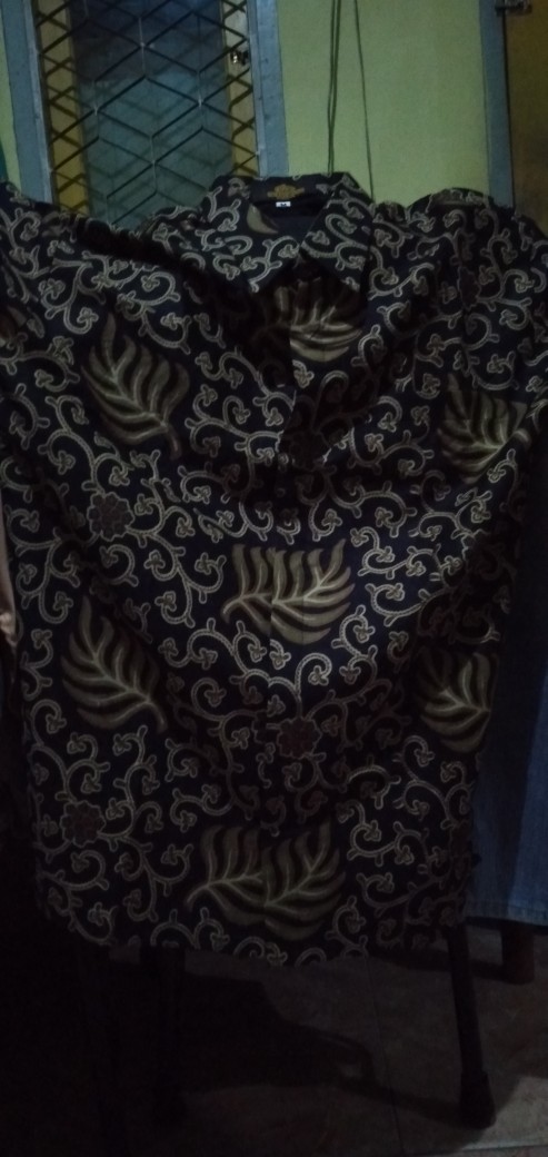 Minulyo Semlenget Kemeja Batik Pria Lengan Panjang Lapis Furing Katun Primisima Batik Solo