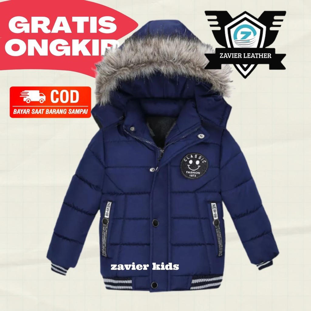 Jaket Winter Anak Hoodie Musim dingin