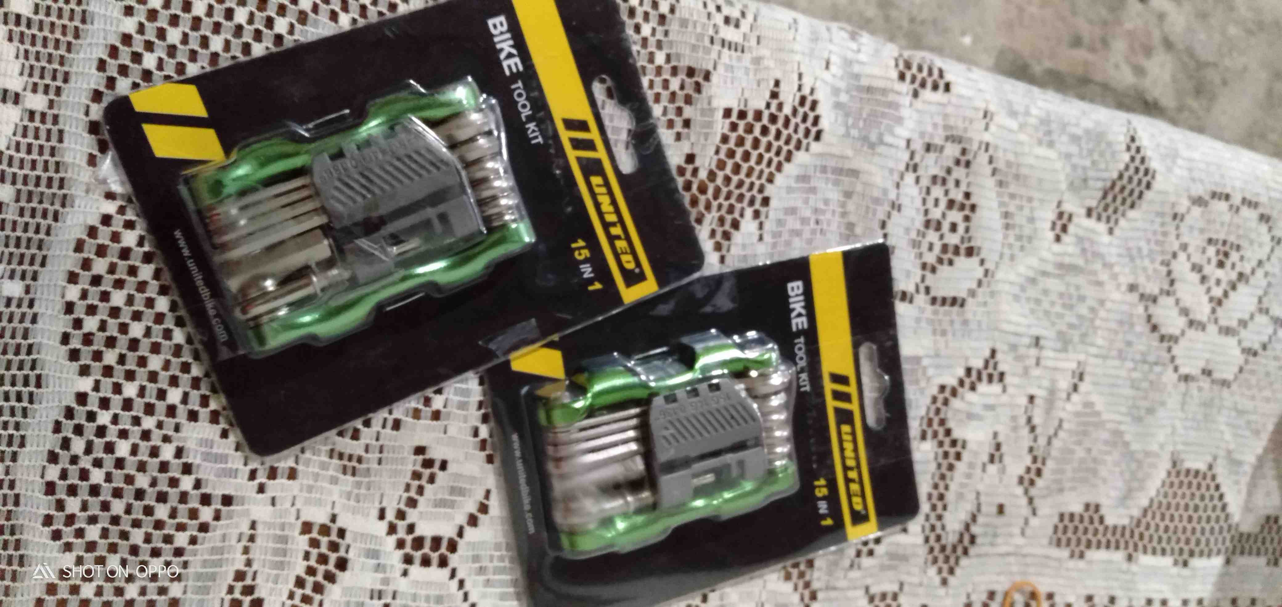 Kunci/ Tool Kit United 15 In 1 Hijau Ada Pemotong Rantainya