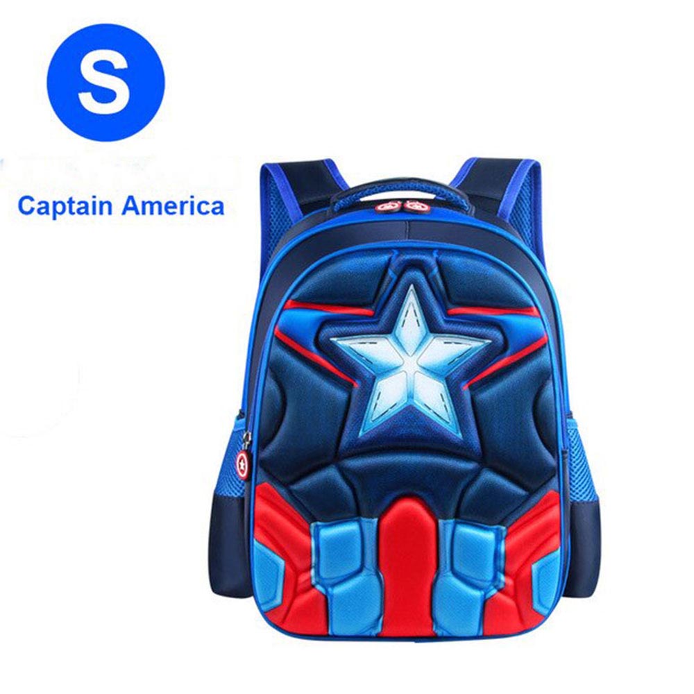 Tas Sekolah Anak Karakter Kartun Captain America - KKH001