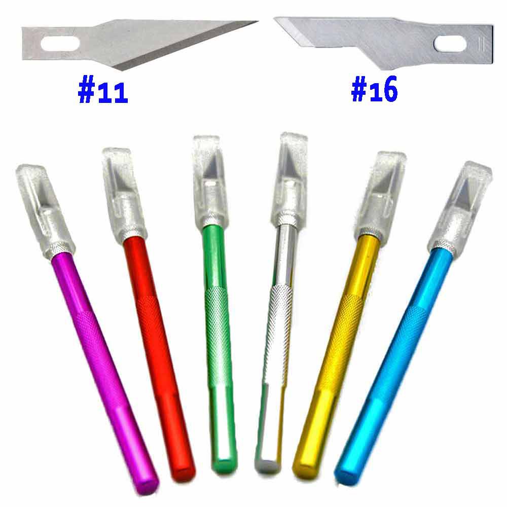 

DIY Project Precision IC Hobby Knife Refil Blade Cutter Craft Alat Reparasi Potong Kikis Kerat Multi