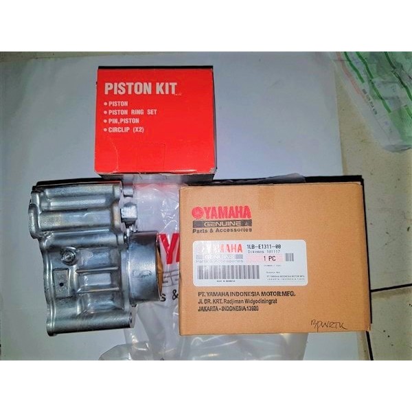 SALE -  Blok Seher &amp; Blok Mesin Set Piston Kit Xeon Injeksi  Original Yamaha