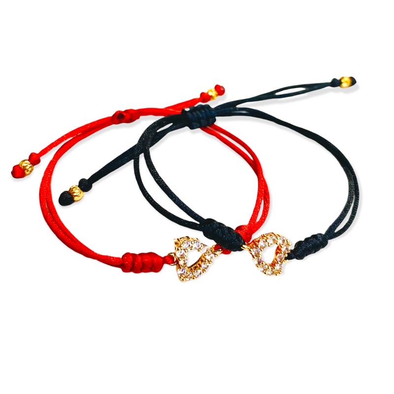 gelang tangan wanita tali model love//gelang tali//gelang//perhiasan